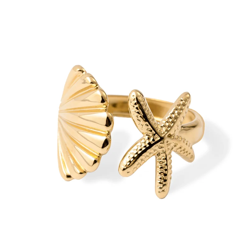 Ocean ring gold