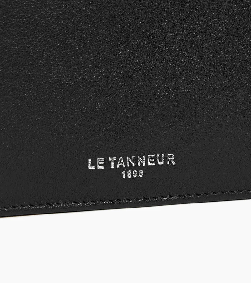 Porte cartes zippé Albertine en cuir lisse