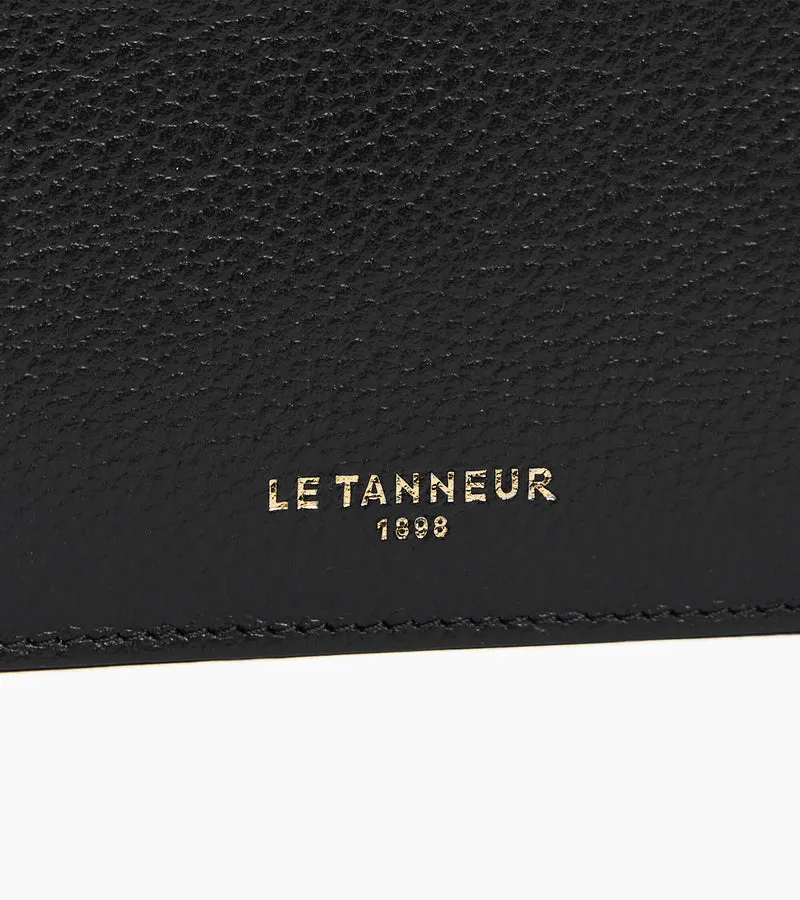 Porte cartes zippé Albertine en cuir grainé