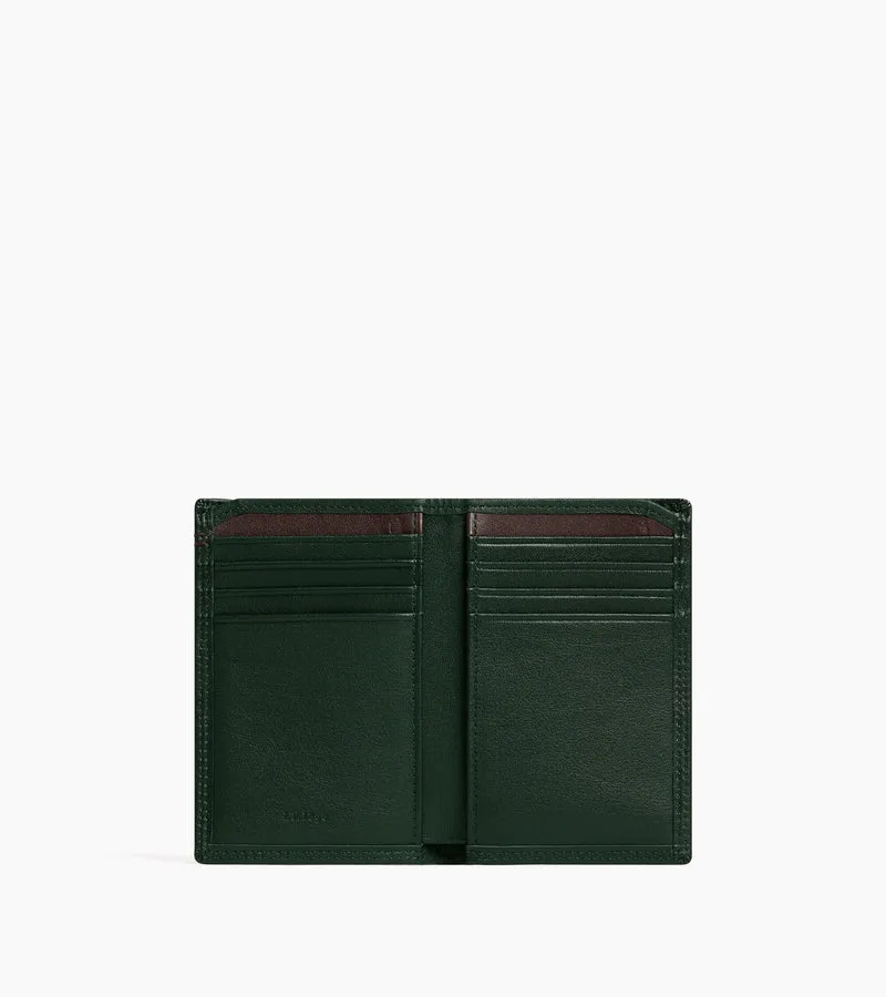 Porte cartes vertical Martin en cuir lisse