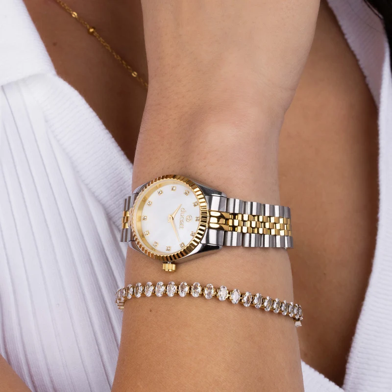 Oval Tennis Bracelet Gold