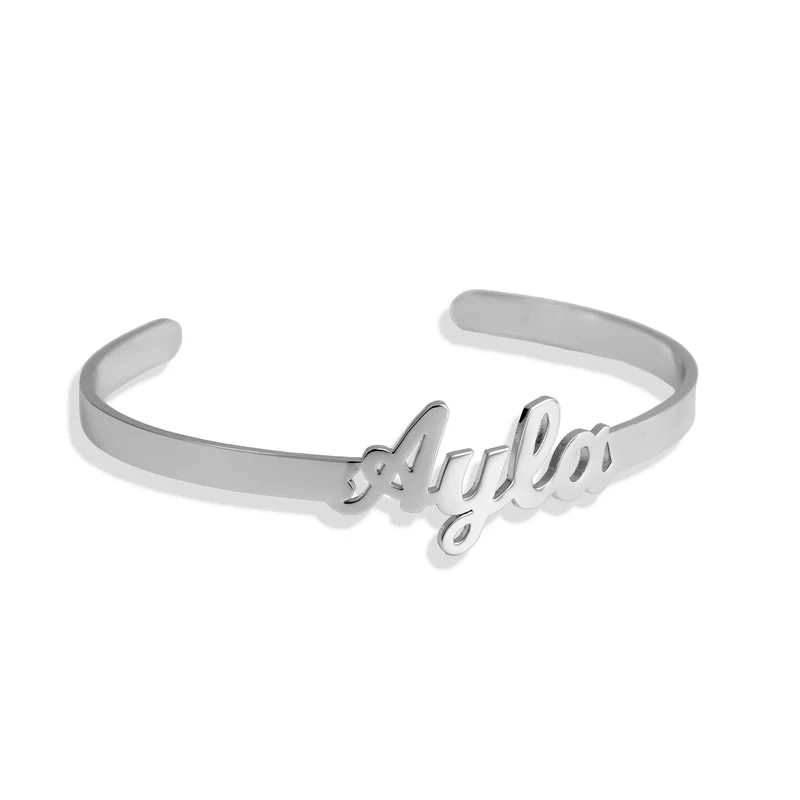 Beloved bangle silver