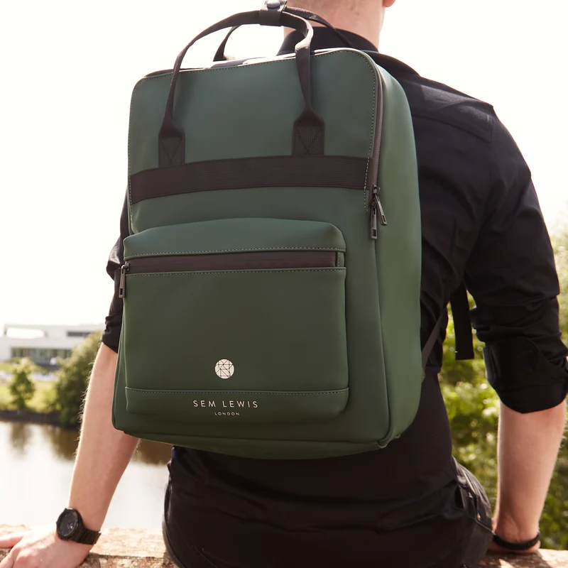 Sem Lewis Southern Hampstead herren Rucksack Grün SL240009