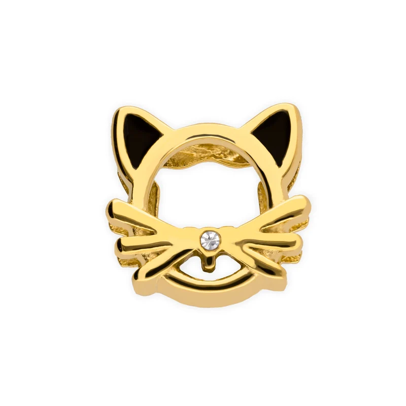 Mesh charm cat gold