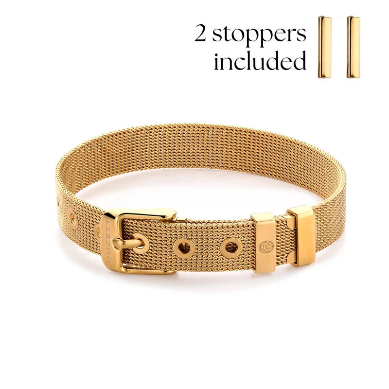 Mesh bracelet gold