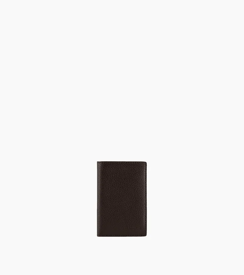 Petit porte cartes Lucien en cuir huilé