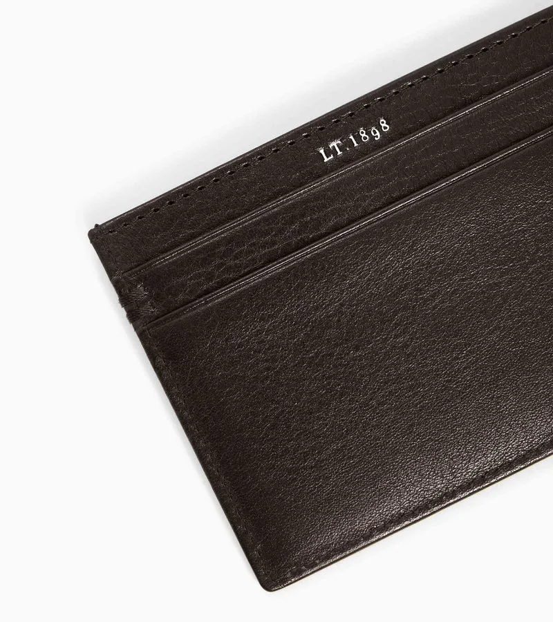 Porte cartes Lucien en cuir huilé