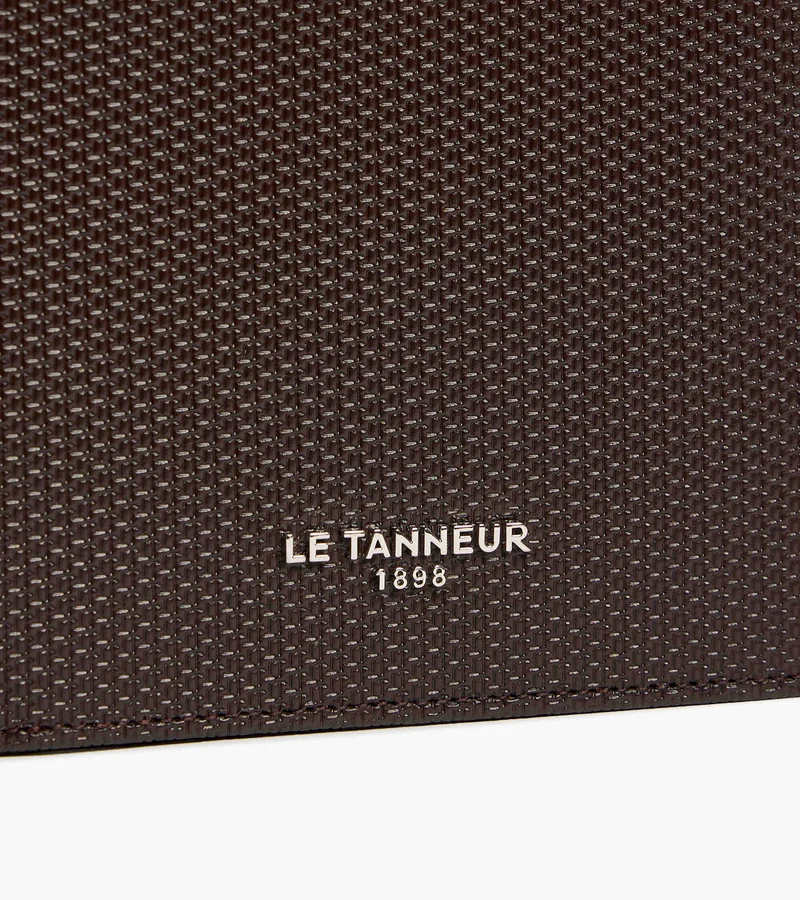 Porte cartes horizontal Lucien en cuir signature T