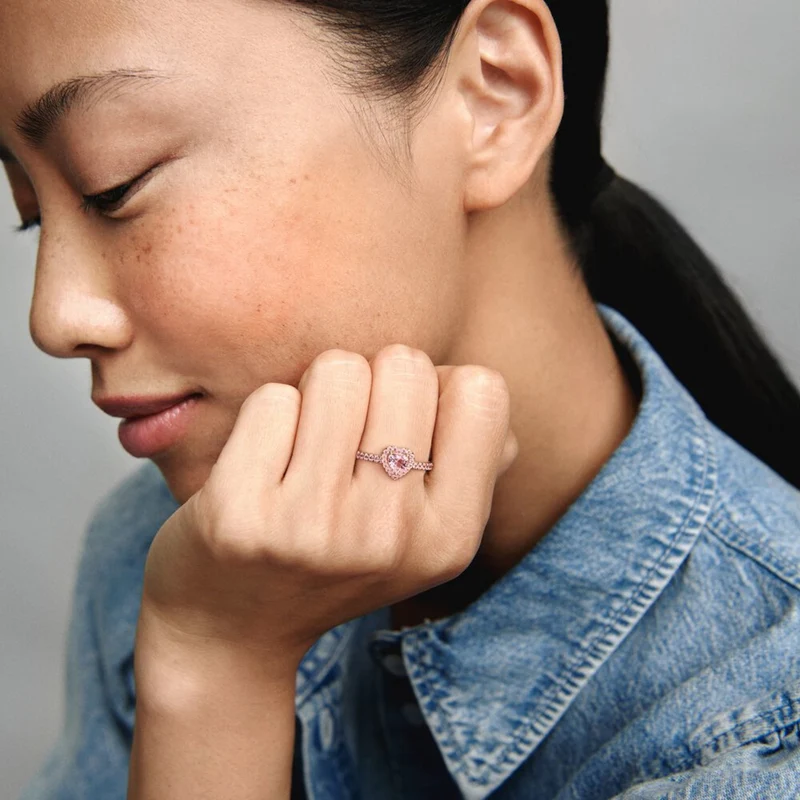Pandora Timeless damen Ring 585 RosÃ©vergoldung 188421C04-56