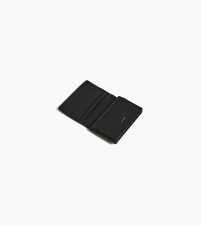 Porte cartes horizontal 2 volets Lucien en cuir signature T