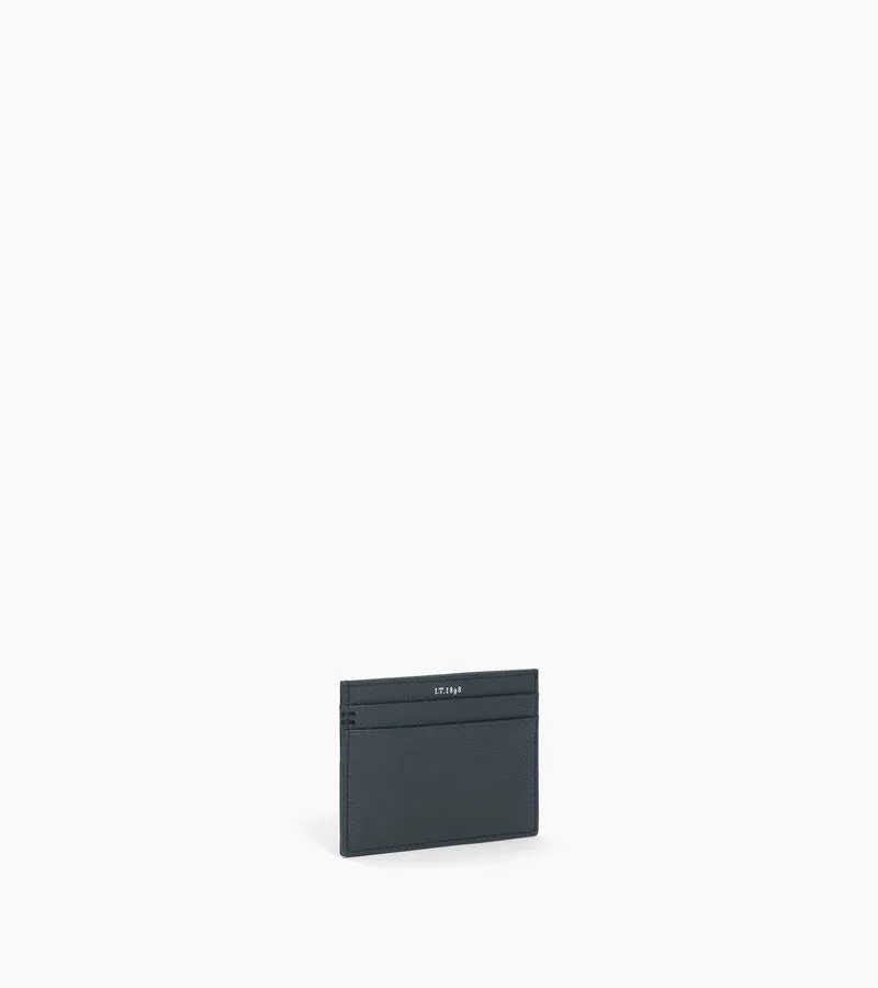 Porte cartes Lucien en cuir grainé