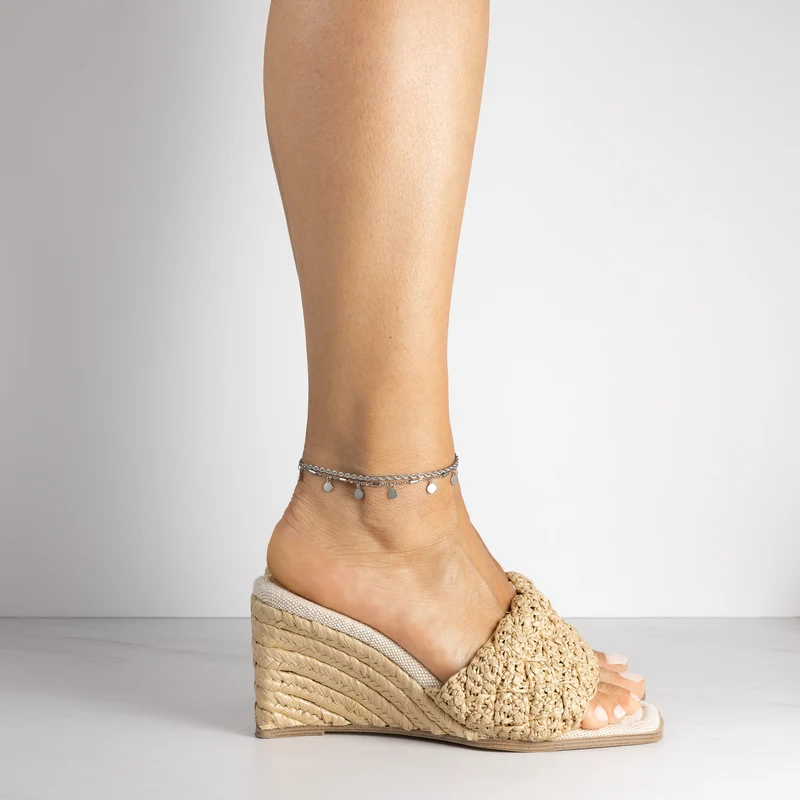 Double rope anklet
