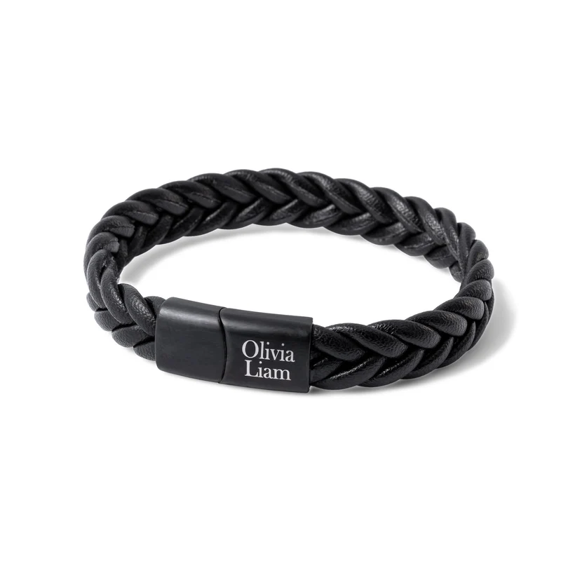 Axel matt black bracelet
