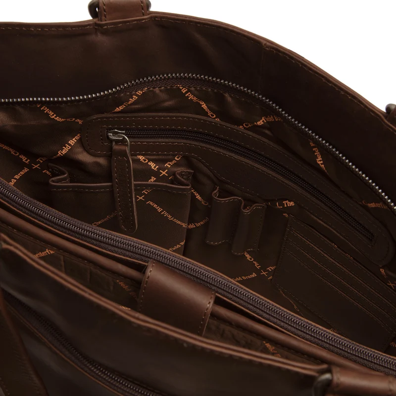 The Chesterfield Brand Berlin damen Shopper Braun C38.016001