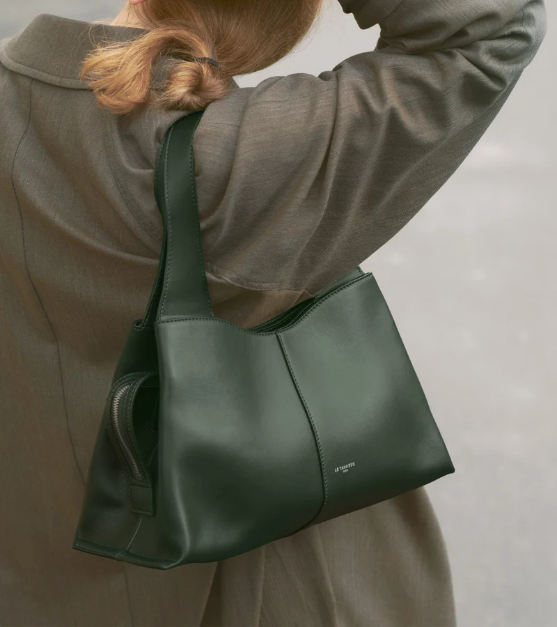 Petit sac à main Félicie en cuir lisse