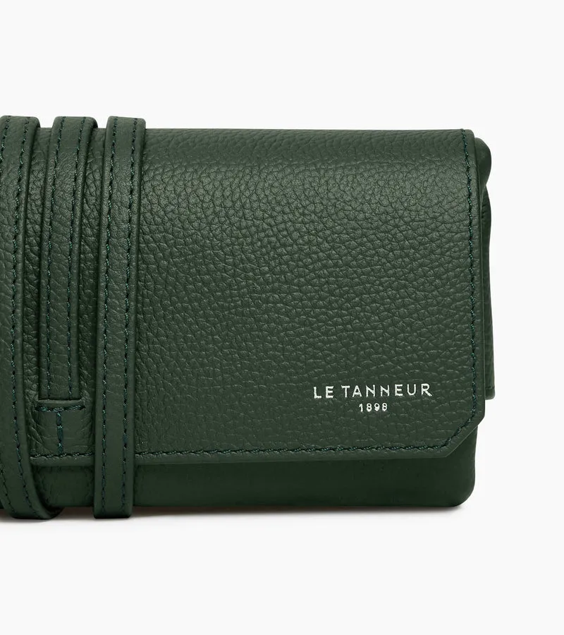 Coffret 3 montres de voyage souple en cuir grainé