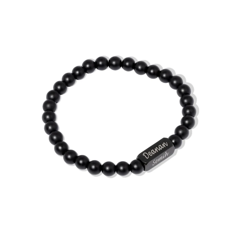 Noir bead bracelet