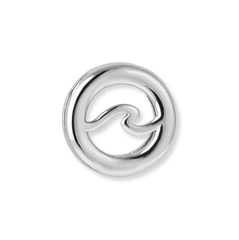Mesh charm wave silver