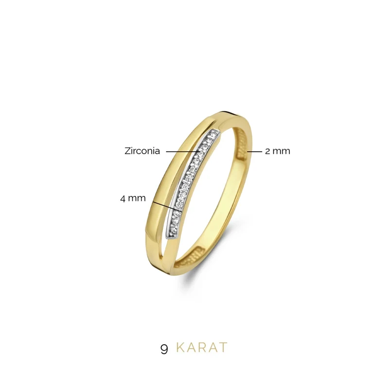 Beloro Jewels Monte Napoleone damen Ring 375 Gold BO330019-60