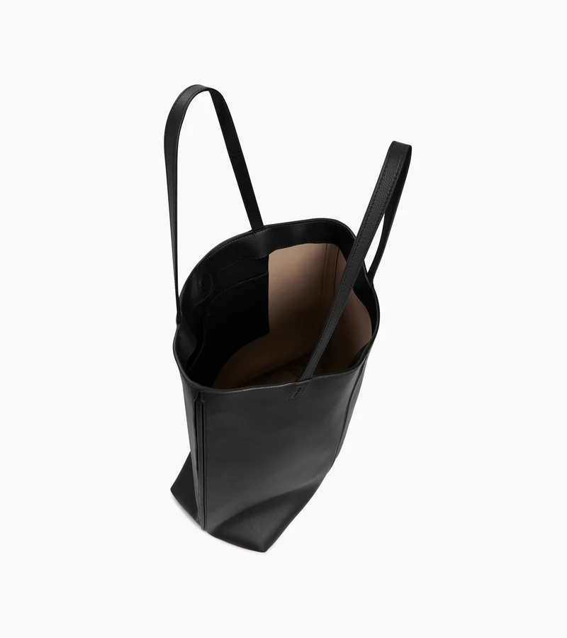 Sac cabas moyen modèle Hortense en cuir grainé double face