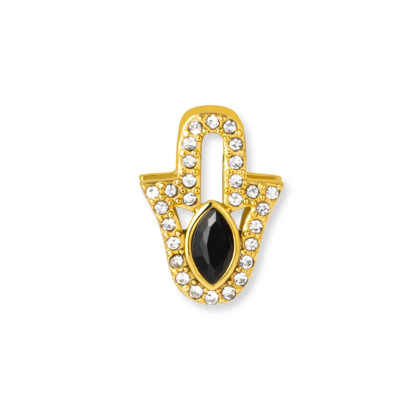 Mesh charm Hamsa gold