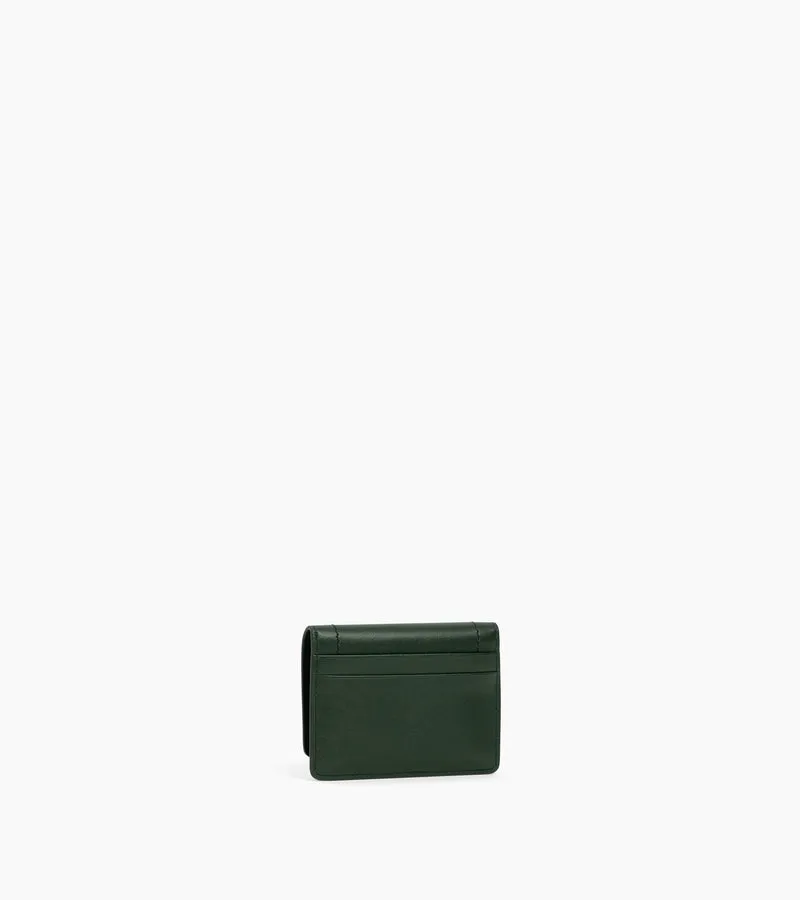 Petit porte cartes à rabat Louison en cuir lisse