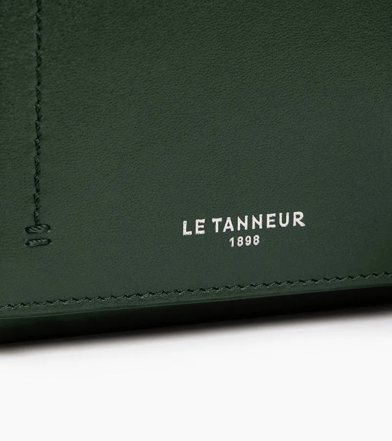 Petit portefeuille à rabat Louison en cuir lisse