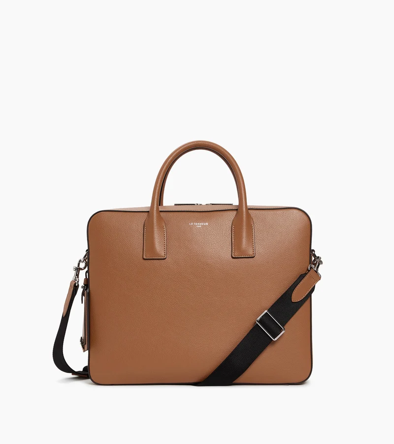 Porte documents 14" Emile en cuir grainé