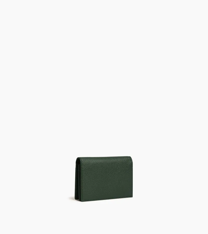 Porte cartes horizontal 2 volets Lucien en cuir grainé