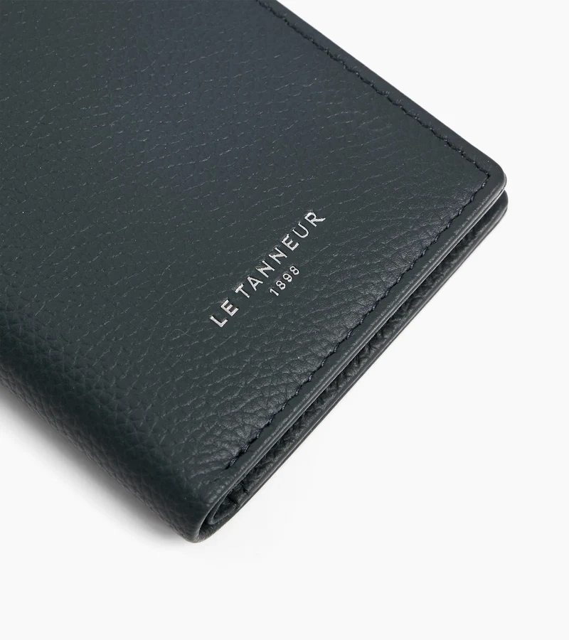 Petit porte cartes Lucien en cuir grainé