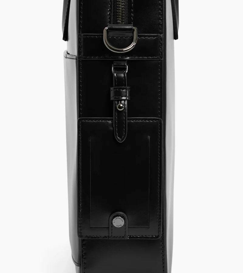 Porte documents 14" Emile en cuir lisse business effet box