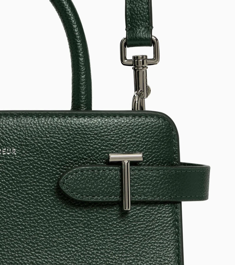 Petit sac à main Emilie en cuir grainé