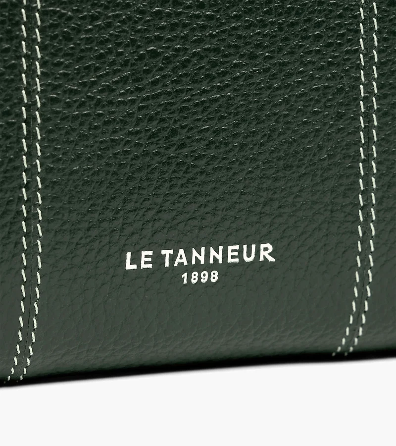 Portefeuille moyen modèle Marguerite en cuir grainé