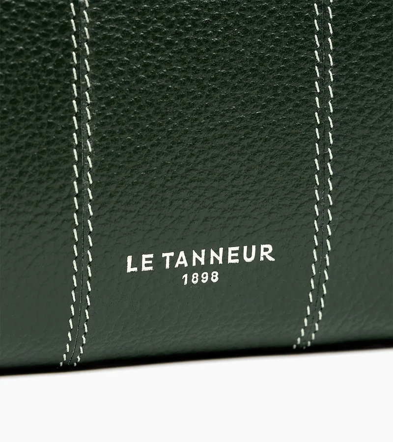 Petit portefeuille Marguerite en cuir grainé