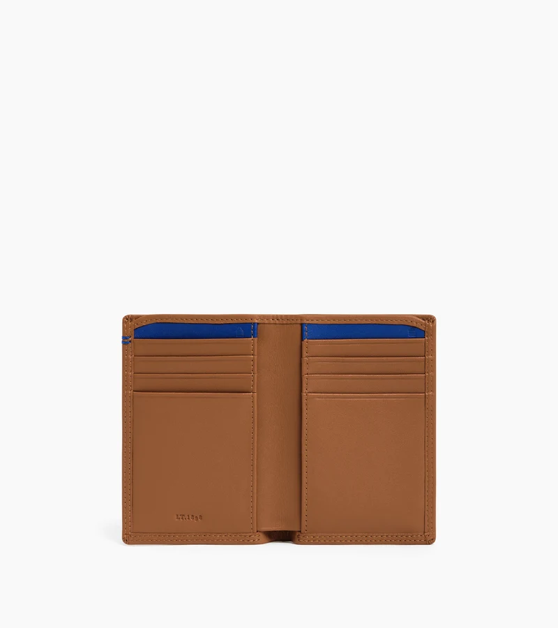 Porte cartes vertical Martin en cuir lisse