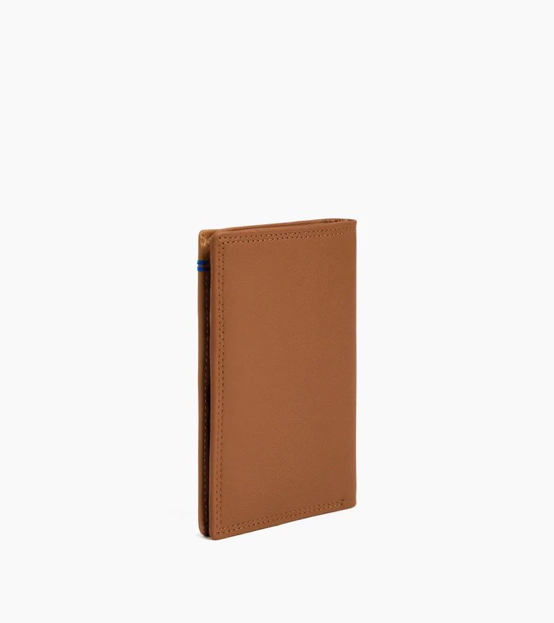 Porte cartes vertical Martin en cuir lisse