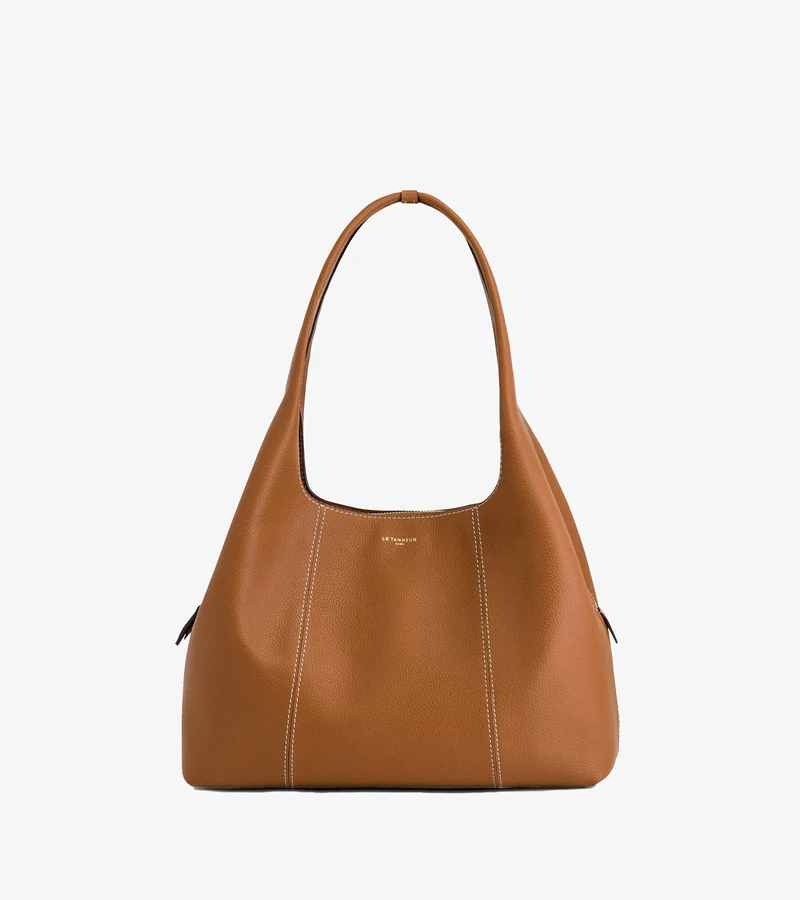 Sac porté épaule moyen modèle Juliette en cuir grainé