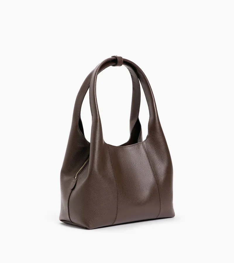 Sac porté épaule moyen modèle Juliette en cuir grainé