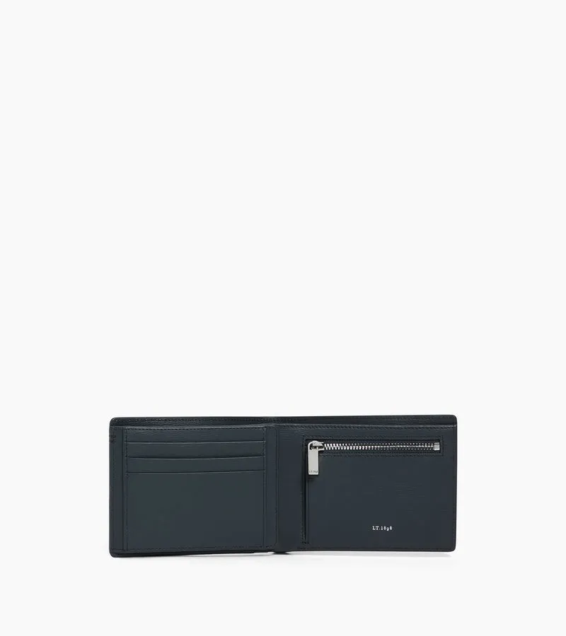 Portefeuille horizontal 2 volets Lucien en cuir liégé