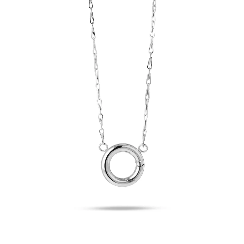 Aura necklace silver