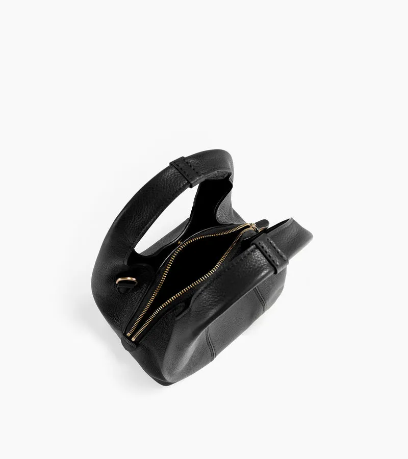 Petit sac à main Juliette en cuir grainé