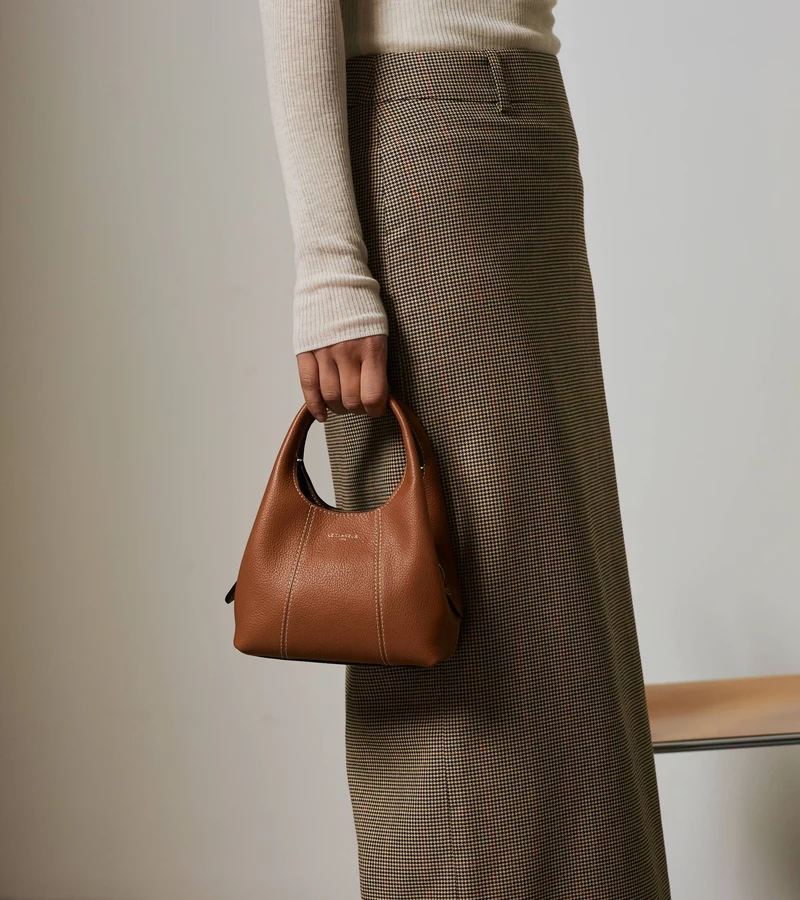 Mini sac à main Juliette en cuir grainé