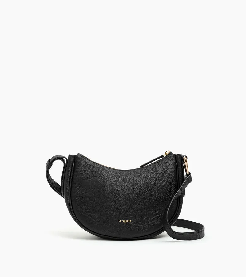 Petit sac bandoulière Madeleine en cuir de taurillon grainé