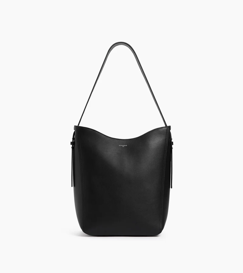 Sac hobo moyen modèle Céleste en cuir lisse
