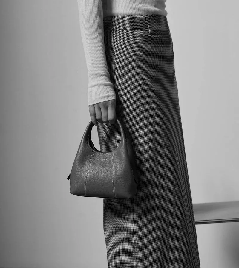 Mini sac à main Juliette en cuir grainé