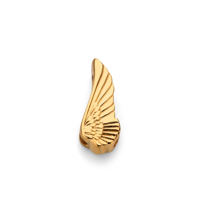 Mesh charm angel wing gold