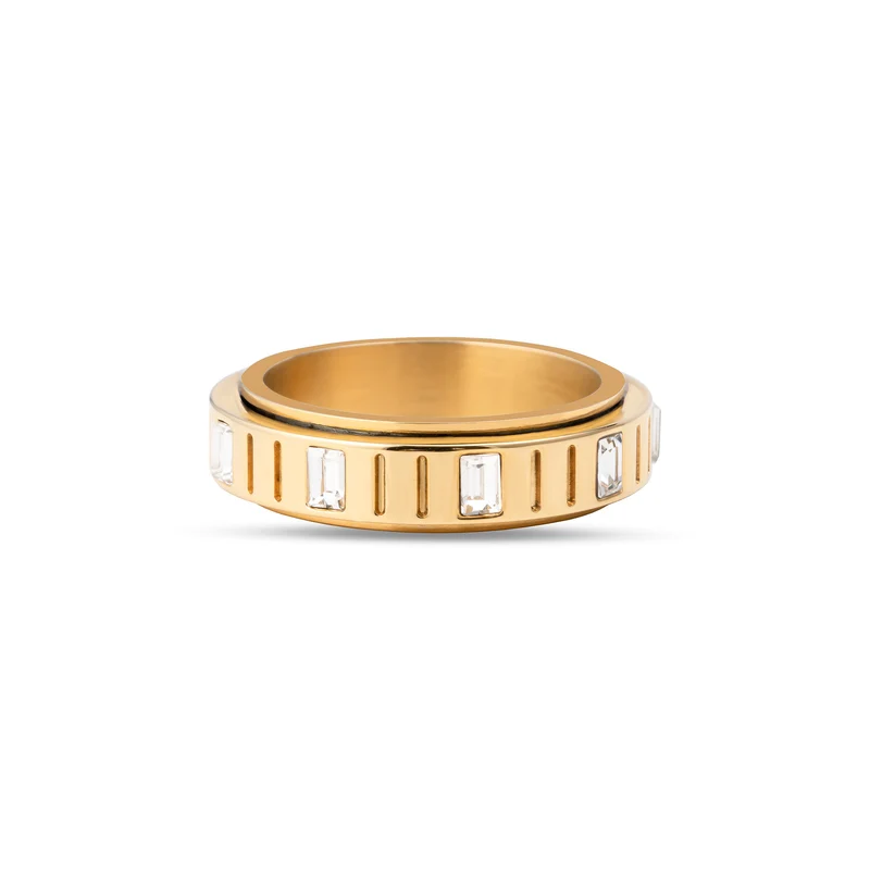 Fidget Nez ring gold