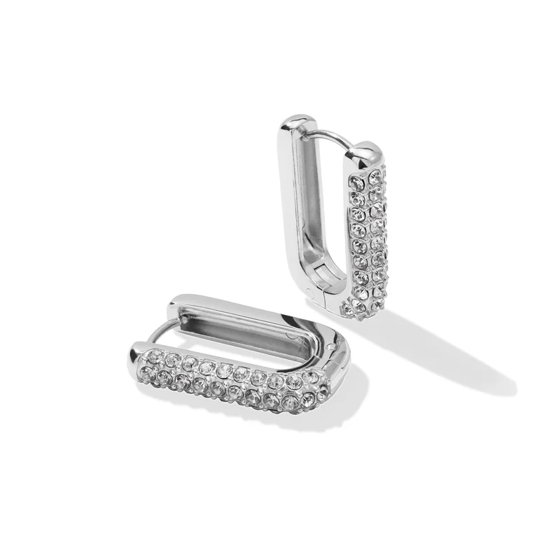 Glow earring silver