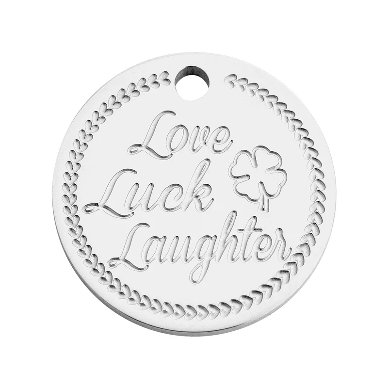 Coin clover silver