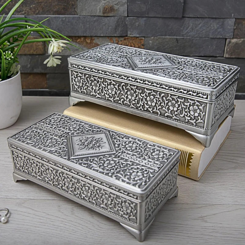 Schmuckschatulle Silber Antik